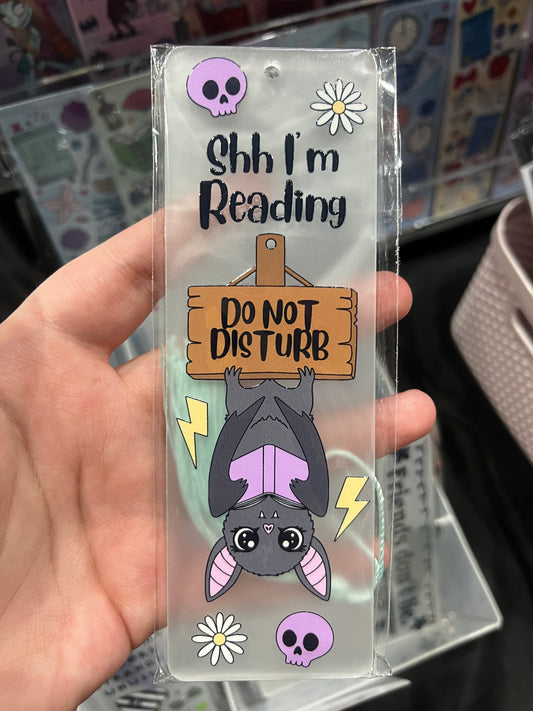 Batty For Reading Bookmark