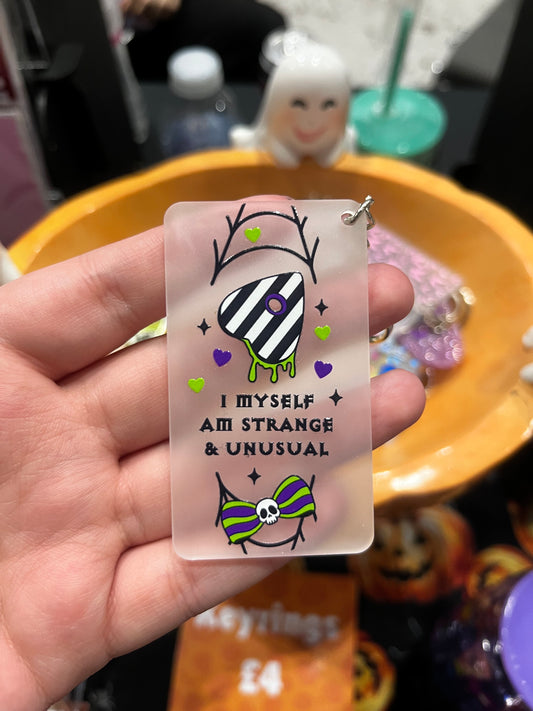 Beetlejuice Keyring