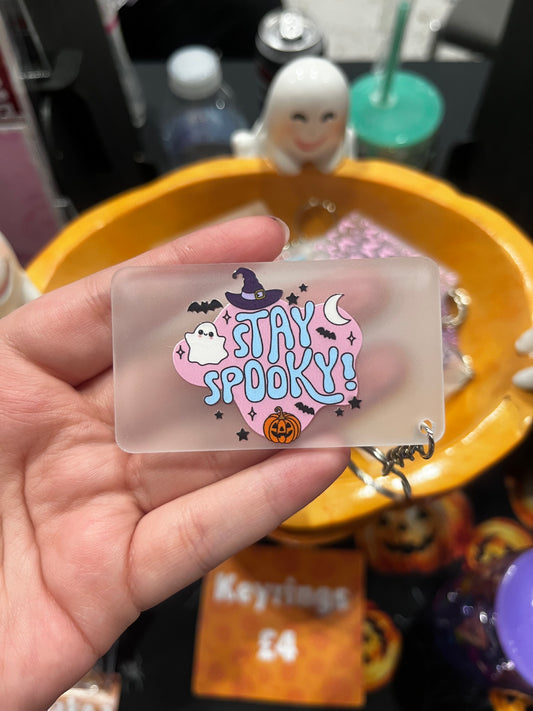 Stay Spooky Keyring