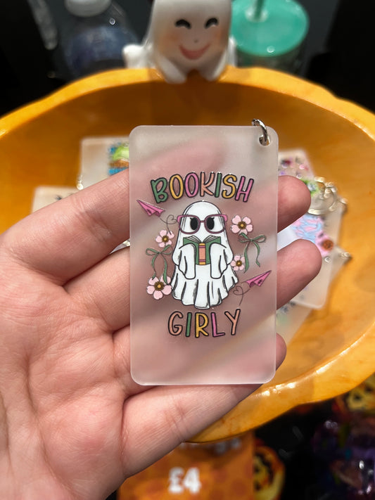 Bookish Girly Keyring