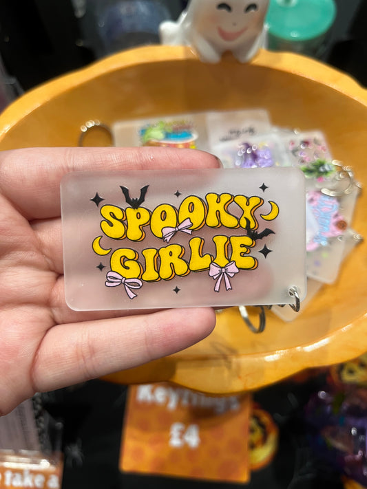 Spooky Girlie Keyring