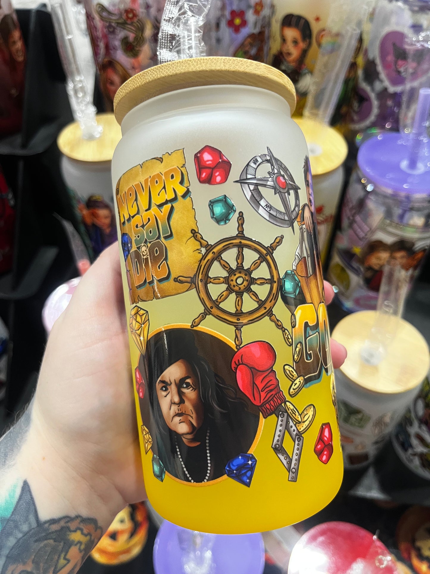 Goonies Glass Cup