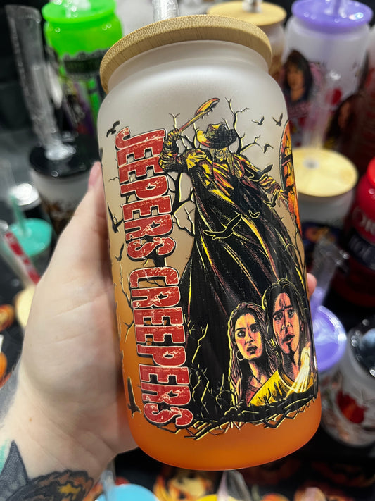 Jeepers Creepers Glass Cup