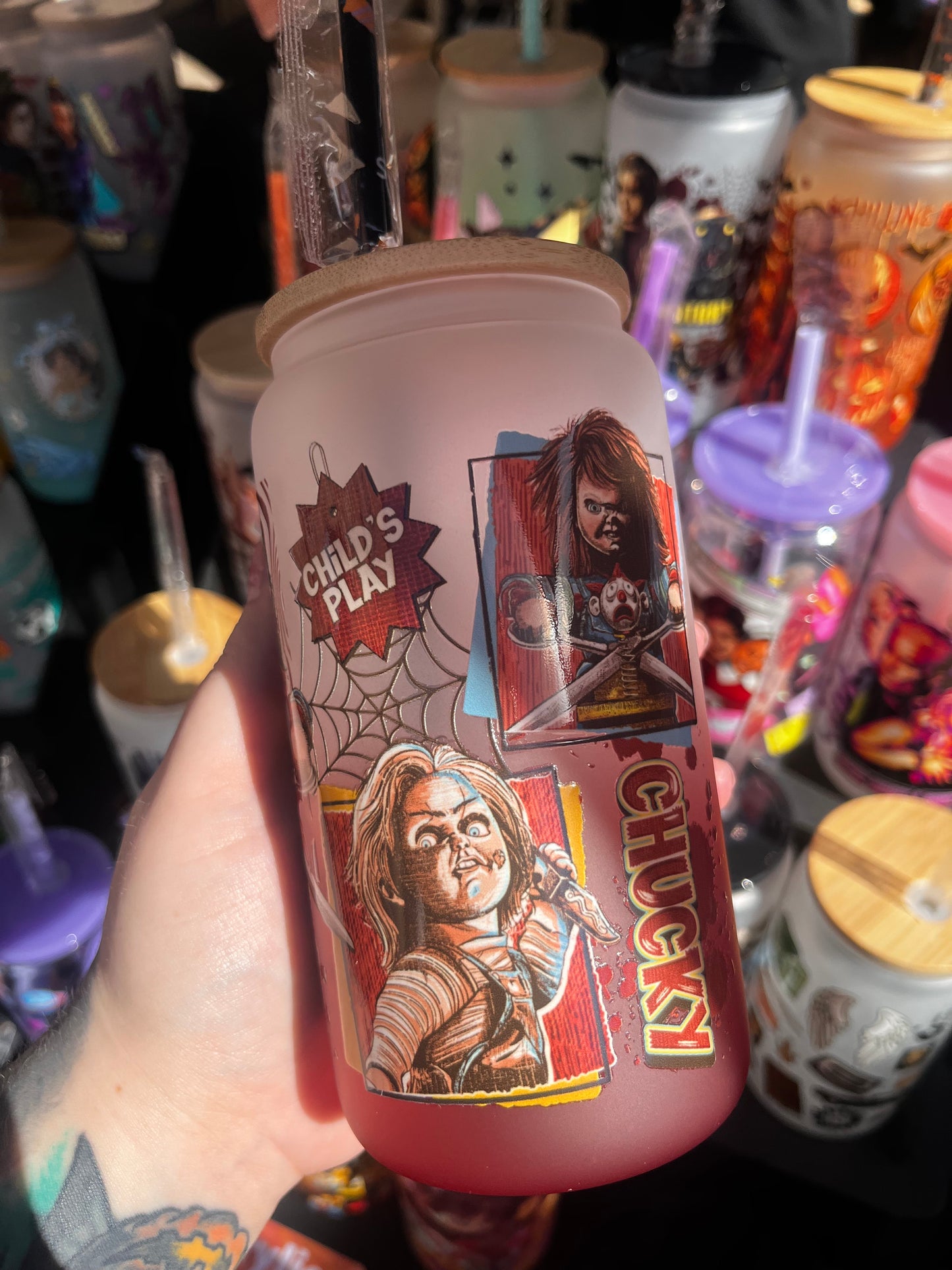 Good Guys Gone Bad Glass Cup