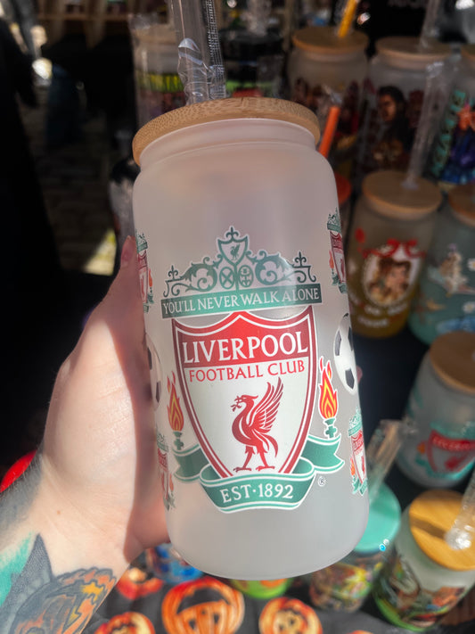 Liverpool Football Glass Cup
