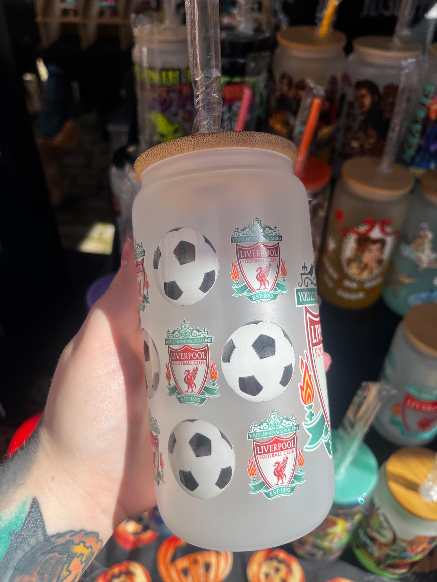Liverpool Football Glass Cup