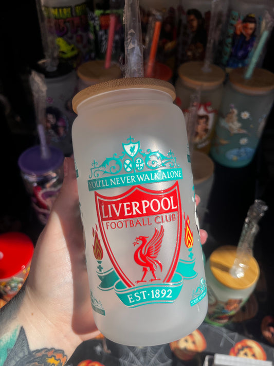 Liverpool Football Glass Cup