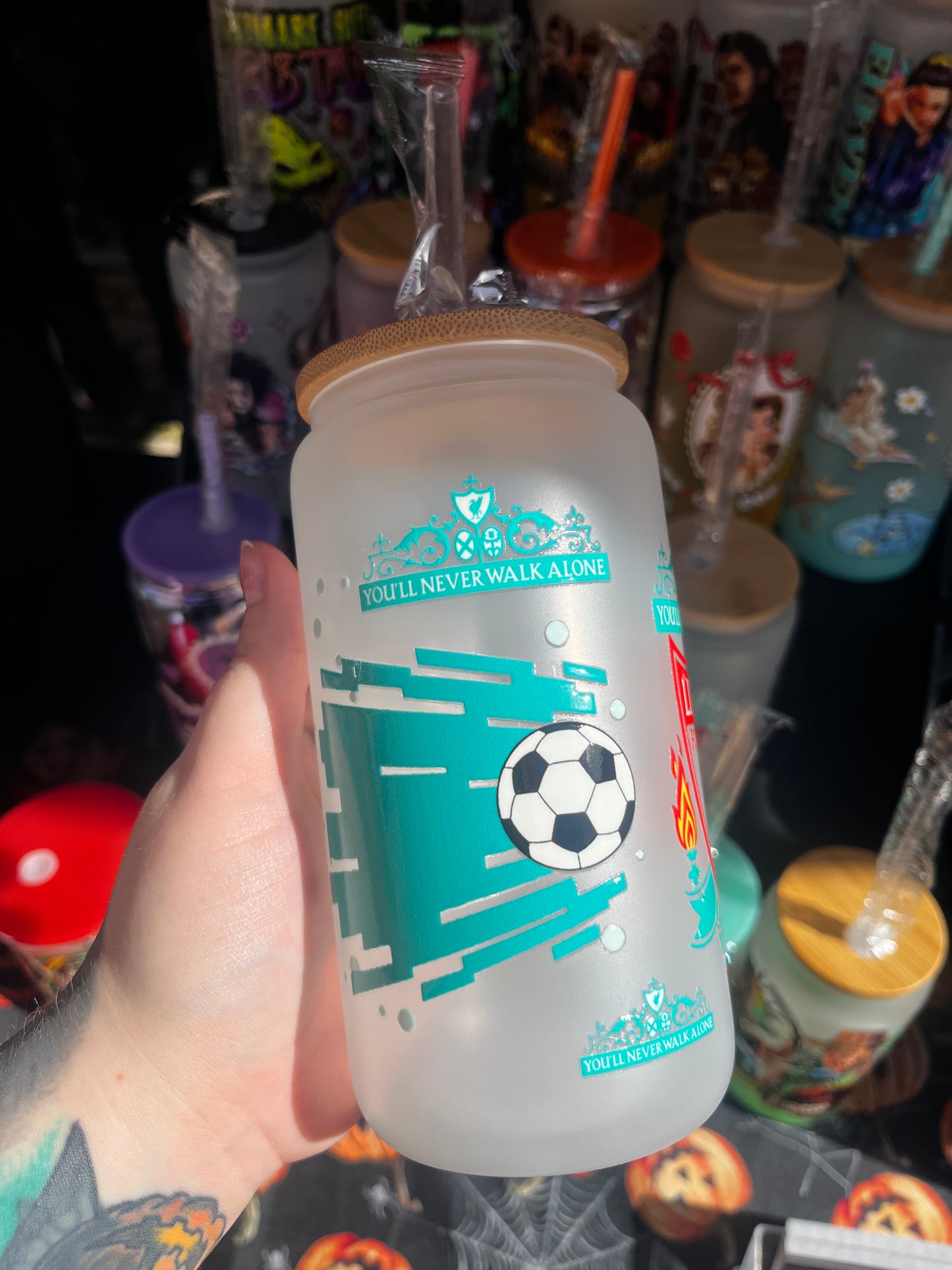 Liverpool Football Glass Cup