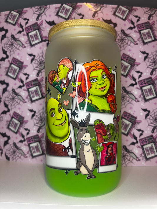 Shrek Libbey Glass Cup