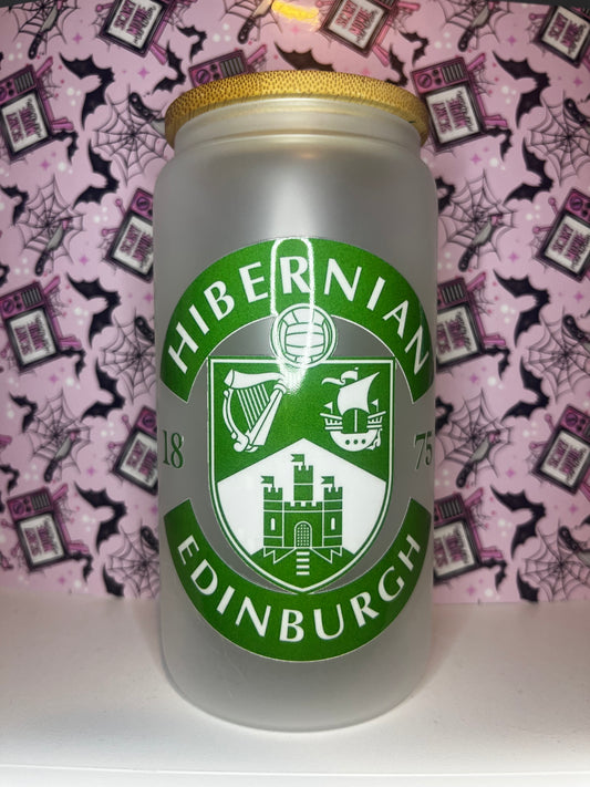 Hibernian Football Glass Cup