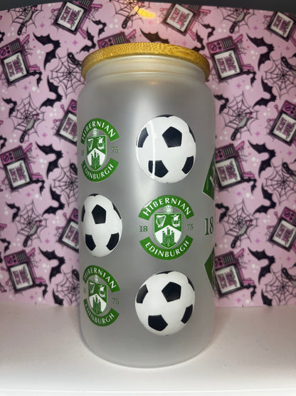 Hibernian Football Glass Cup