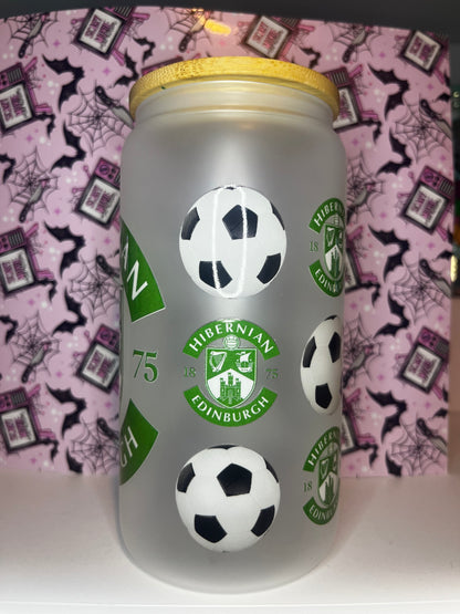 Hibernian Football Glass Cup