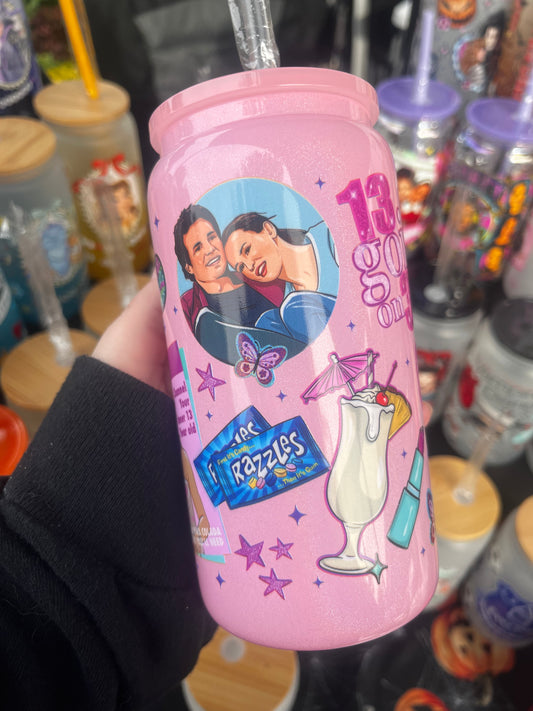 Thirty, Flirty, and Fabulous Glass Cup