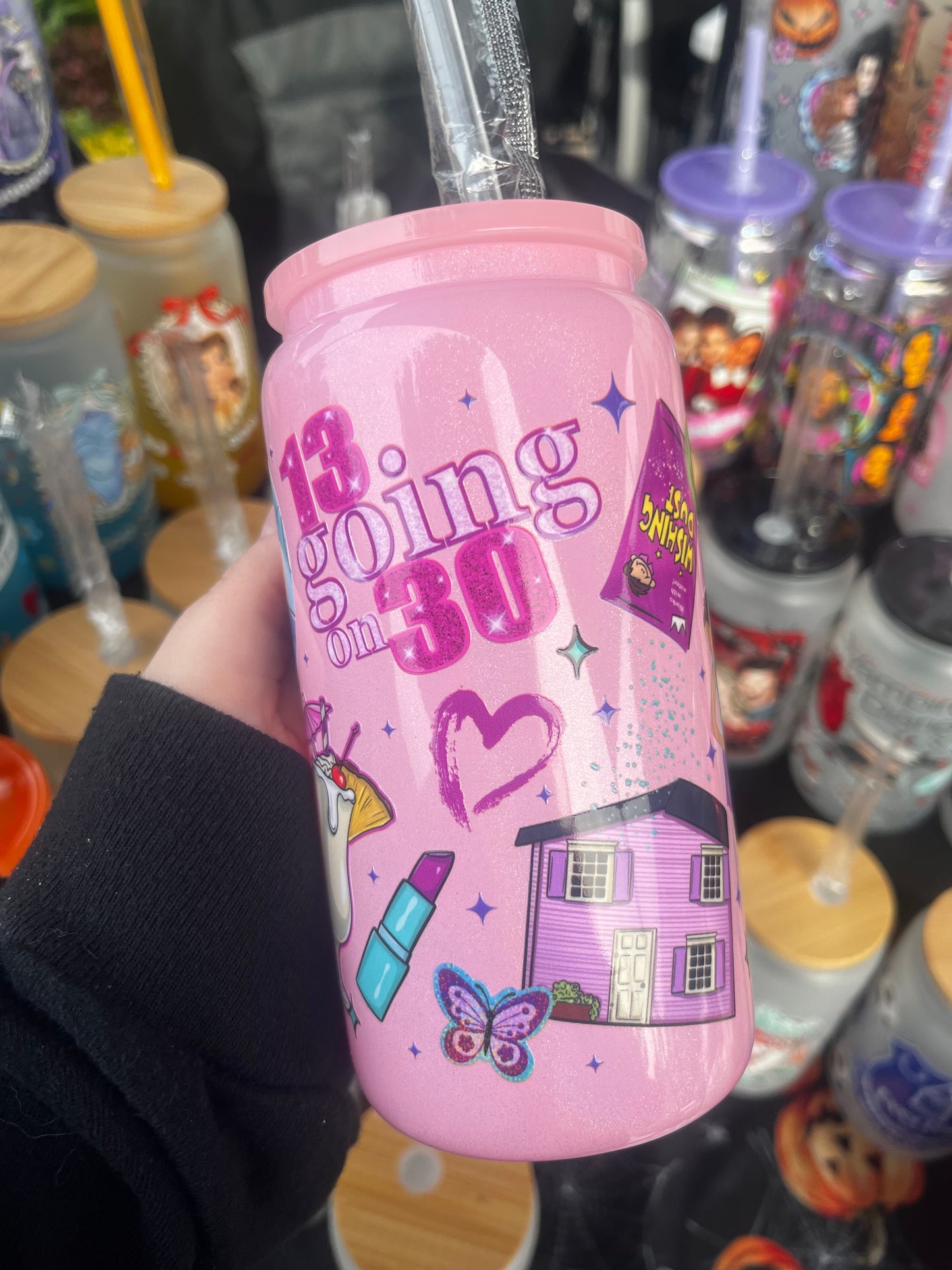 Thirty, Flirty, and Fabulous Glass Cup