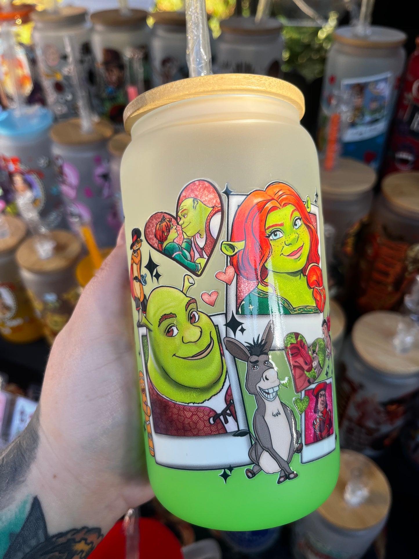 Shrek Libbey Glass Cup