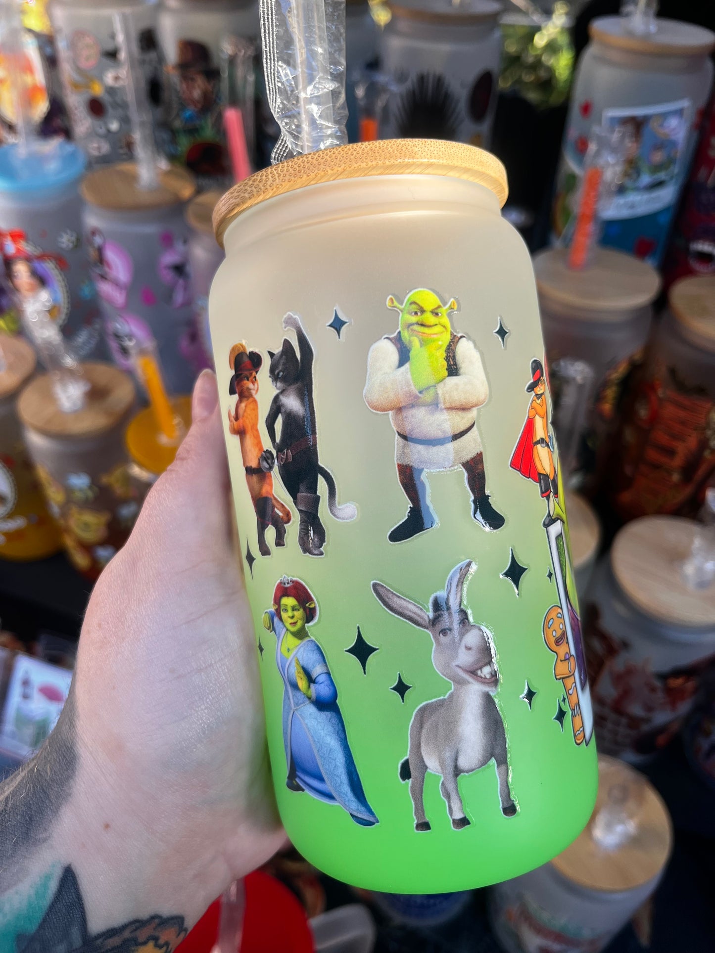 Shrek Libbey Glass Cup