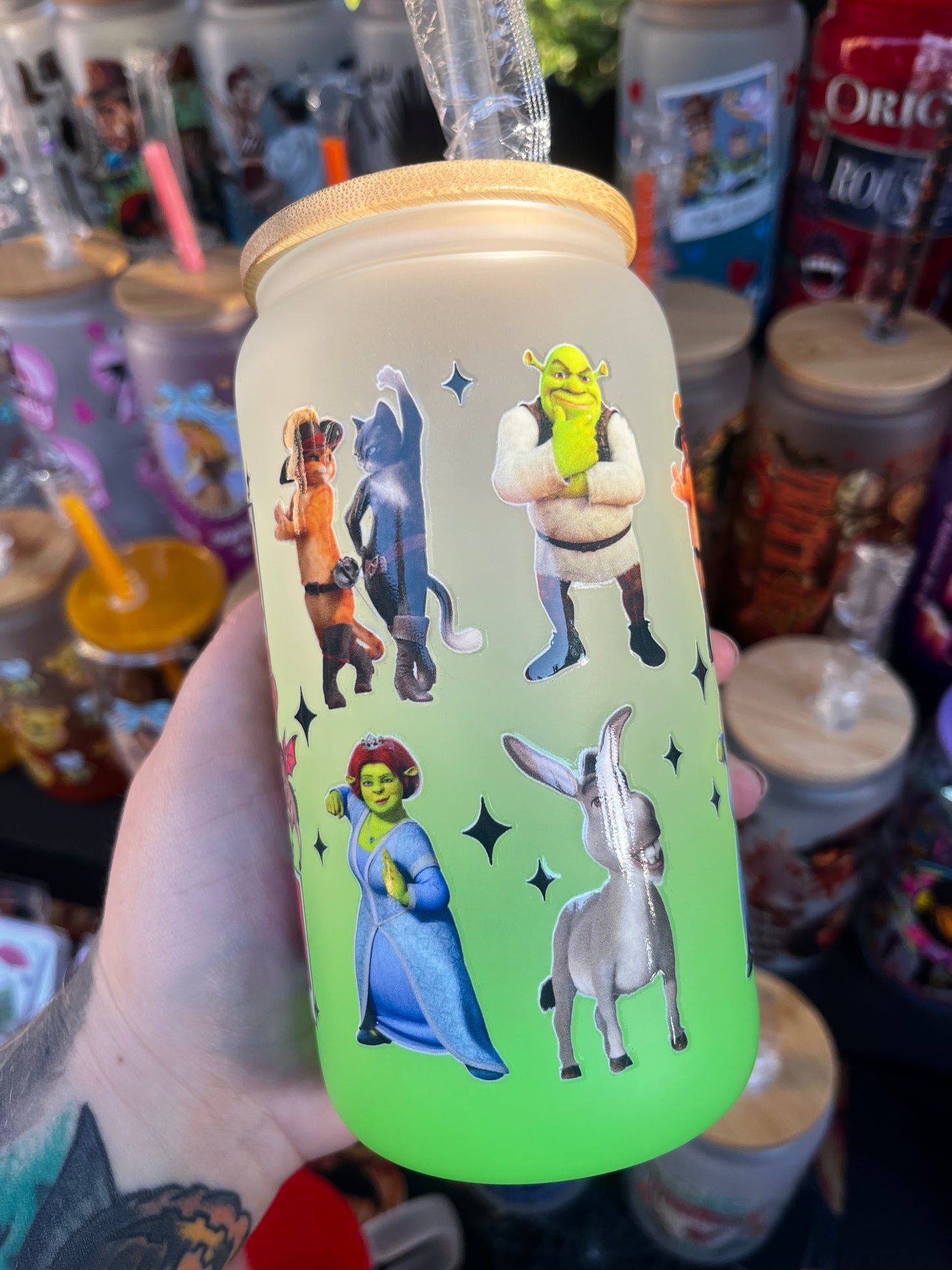 Shrek Libbey Glass Cup