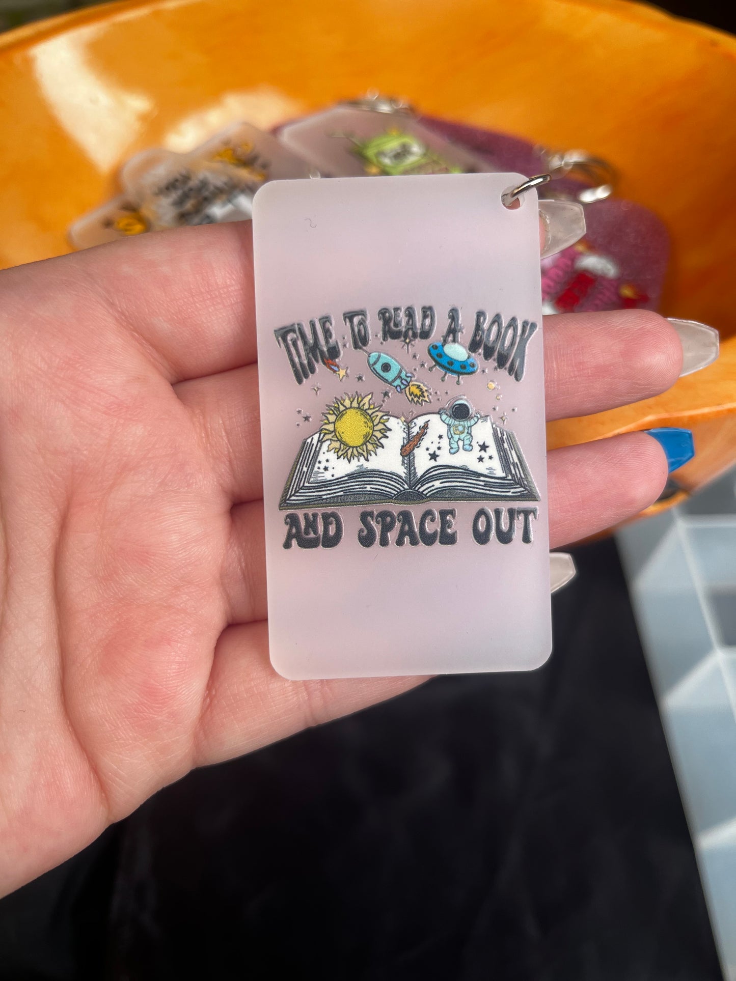Spaced Out Keyring