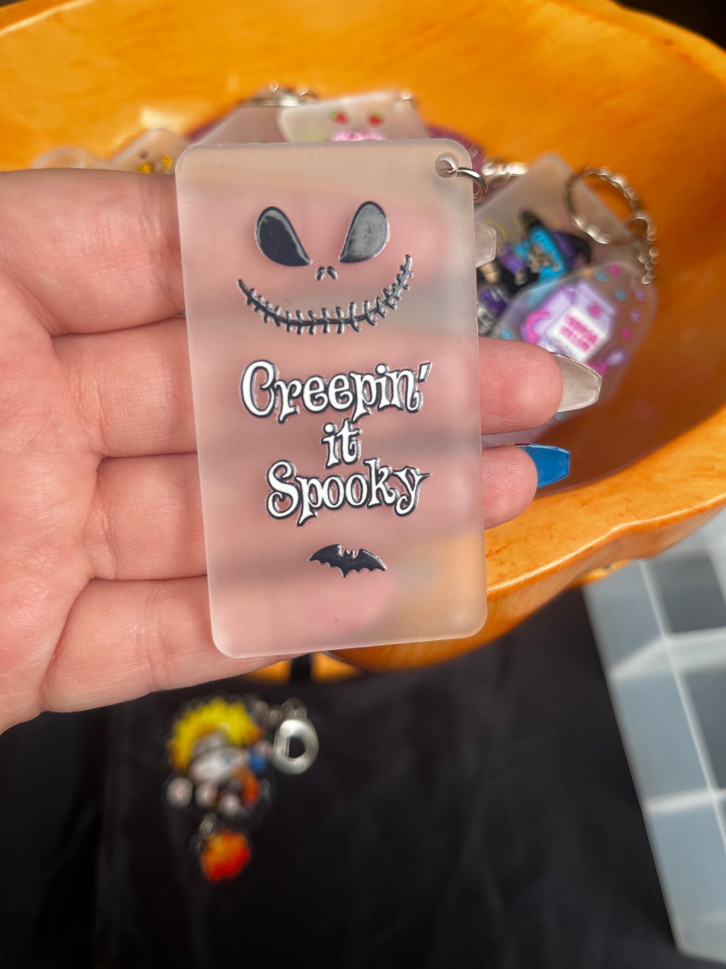 Creepin it spooky Keyring