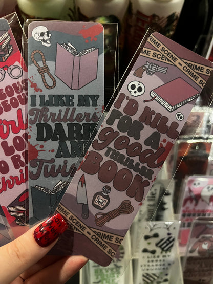 Thrillers Bookmark