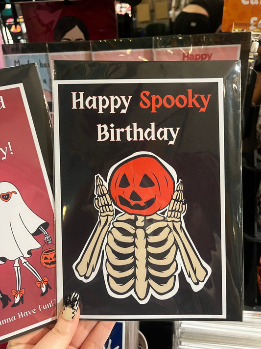 Happy Spooky Birthday Card