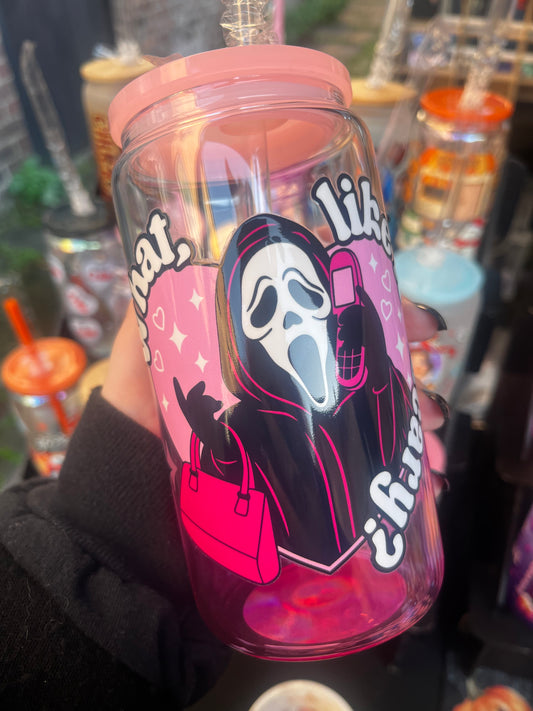 Ghosties Glass Cup