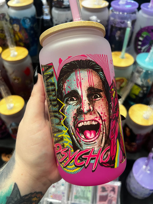 Psycho Glass Cup