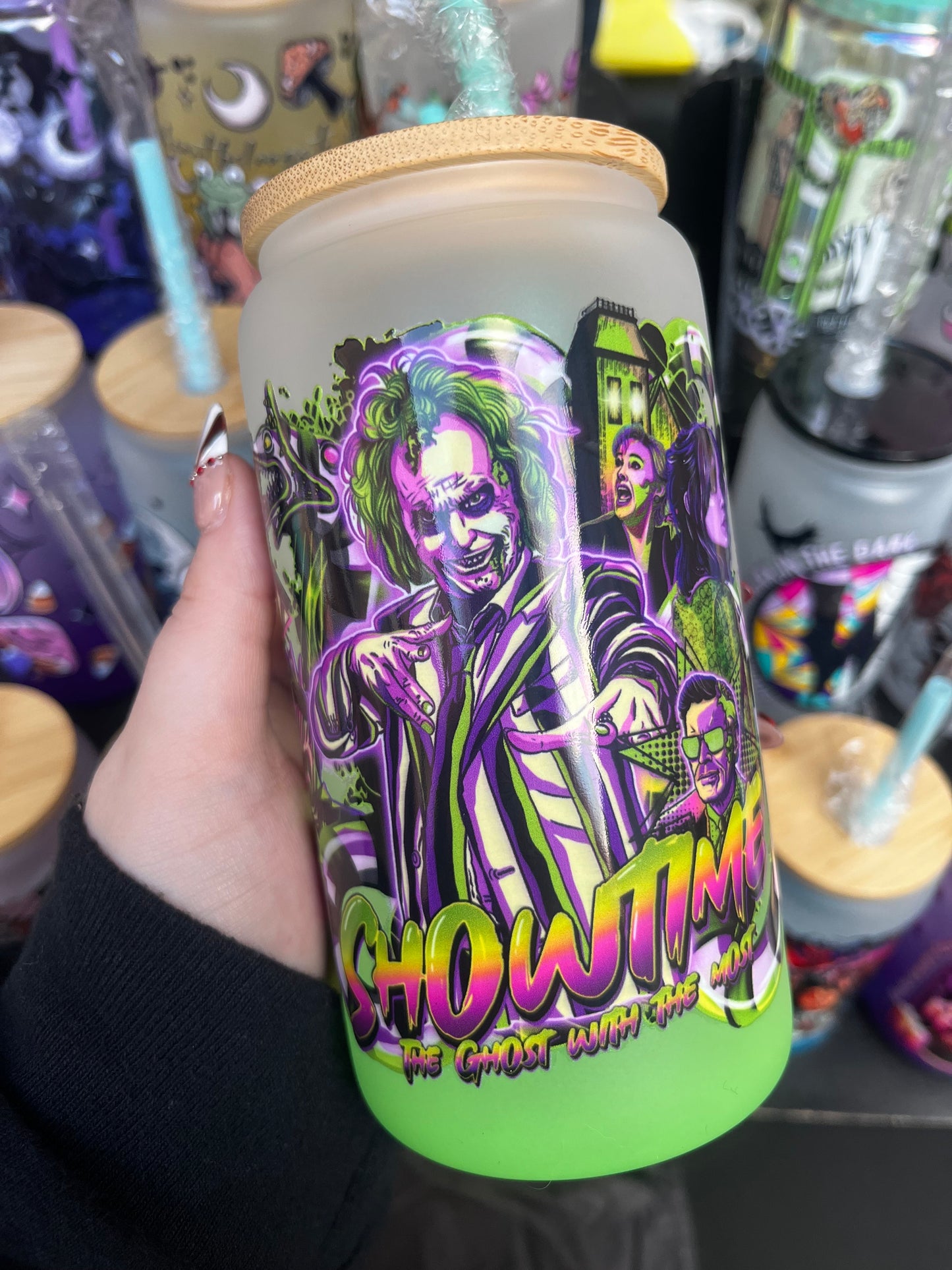 It's Showtime Glass Cup