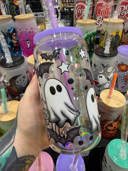 Ghost & Skulls Glass Cup