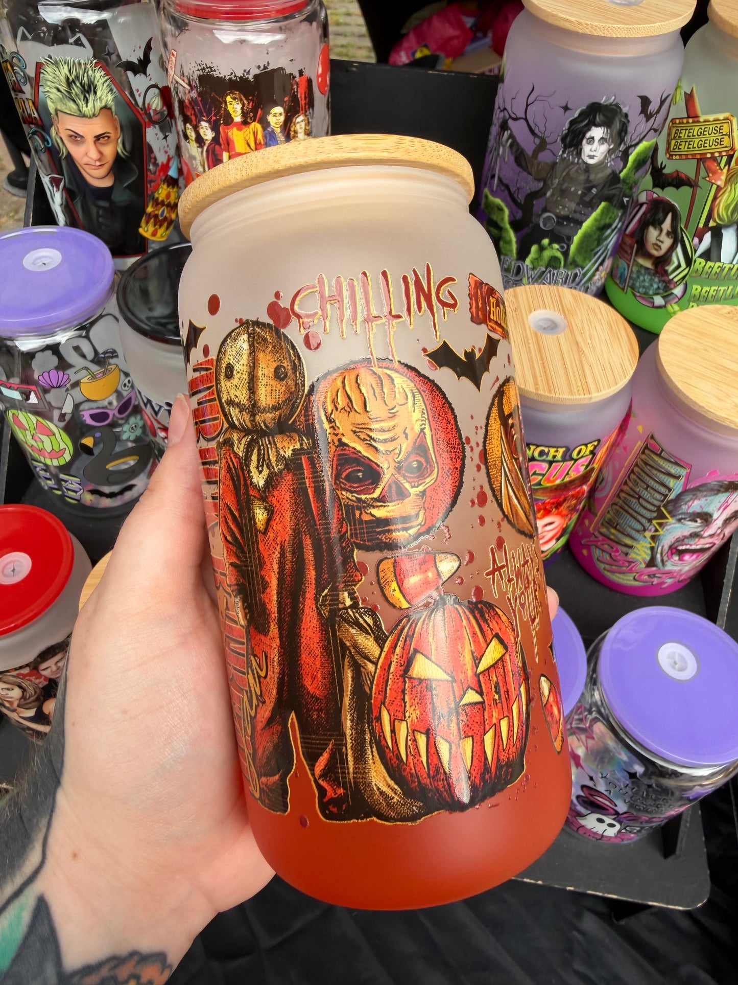 Candy & Carnage Glass Cup