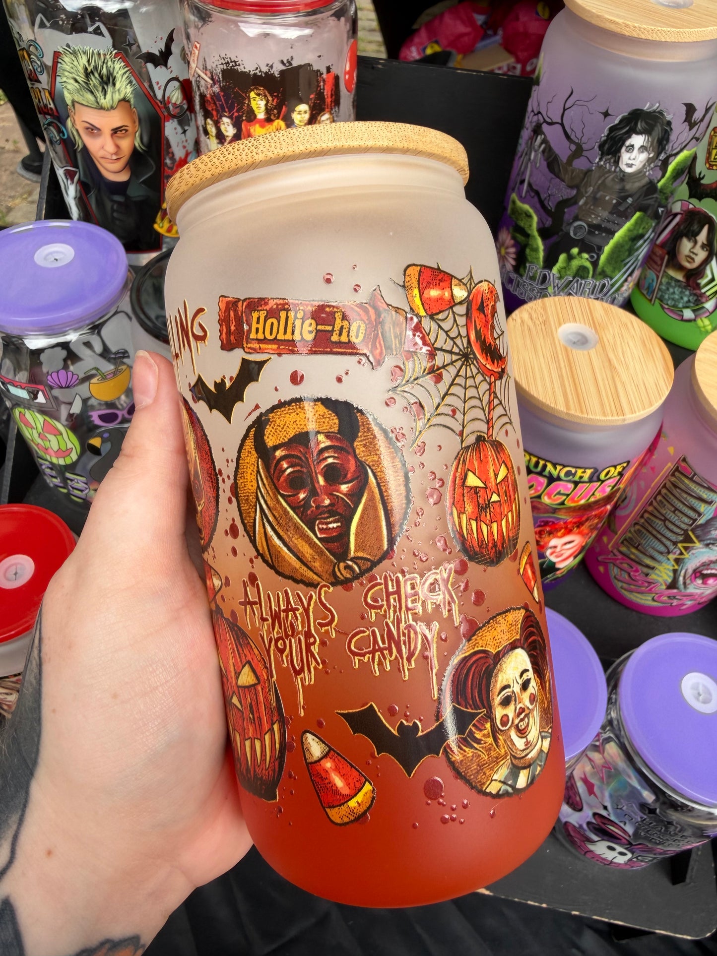 Candy & Carnage Glass Cup