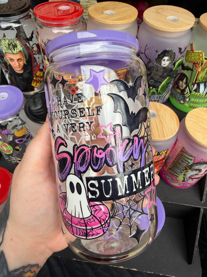 Spooky Summer Glass Cup
