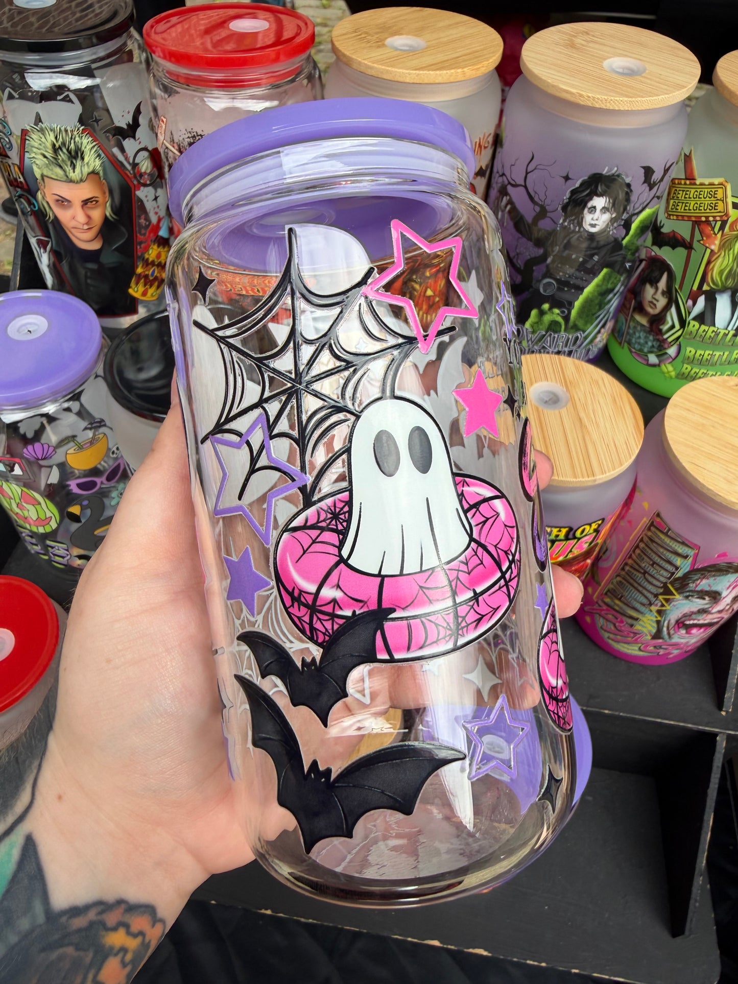 Spooky Summer Glass Cup