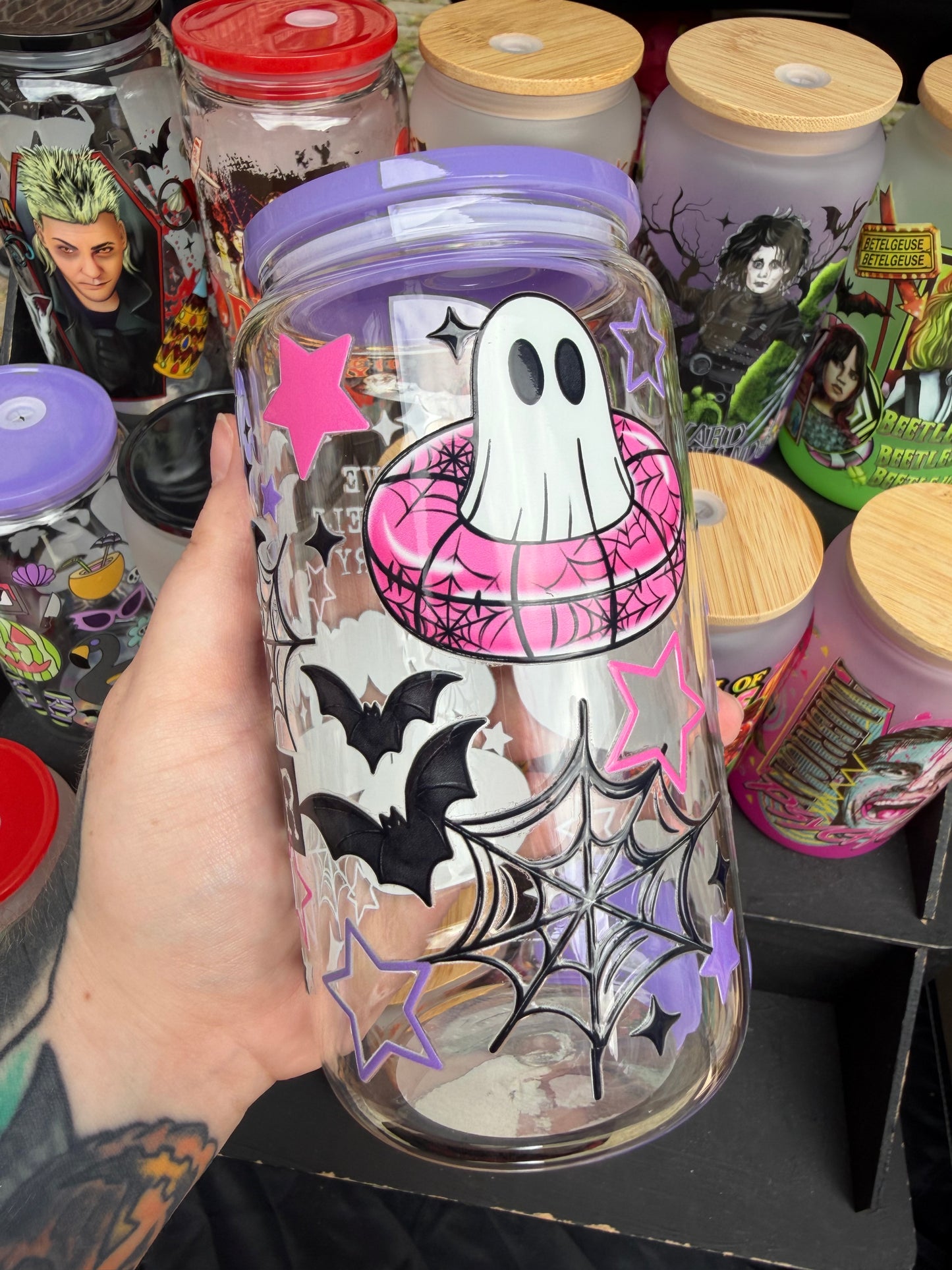 Spooky Summer Glass Cup