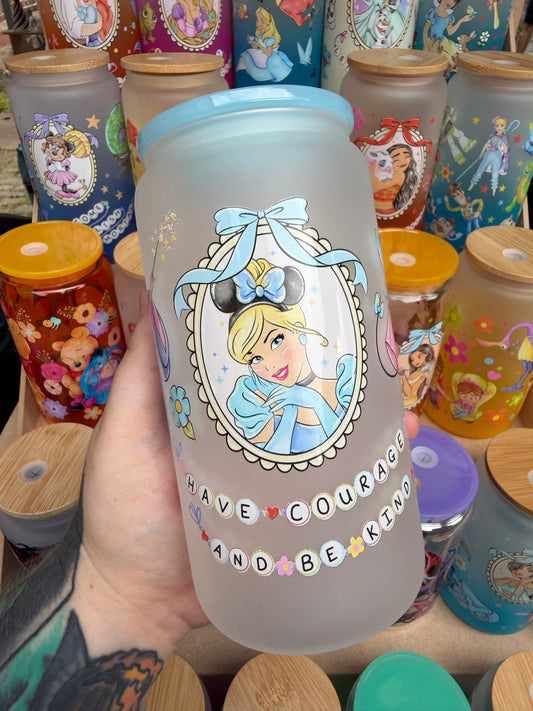 The Enchanted Princess 16oz Glass Cup