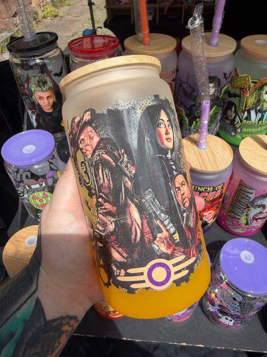 Fallout 16oz Glass Cup