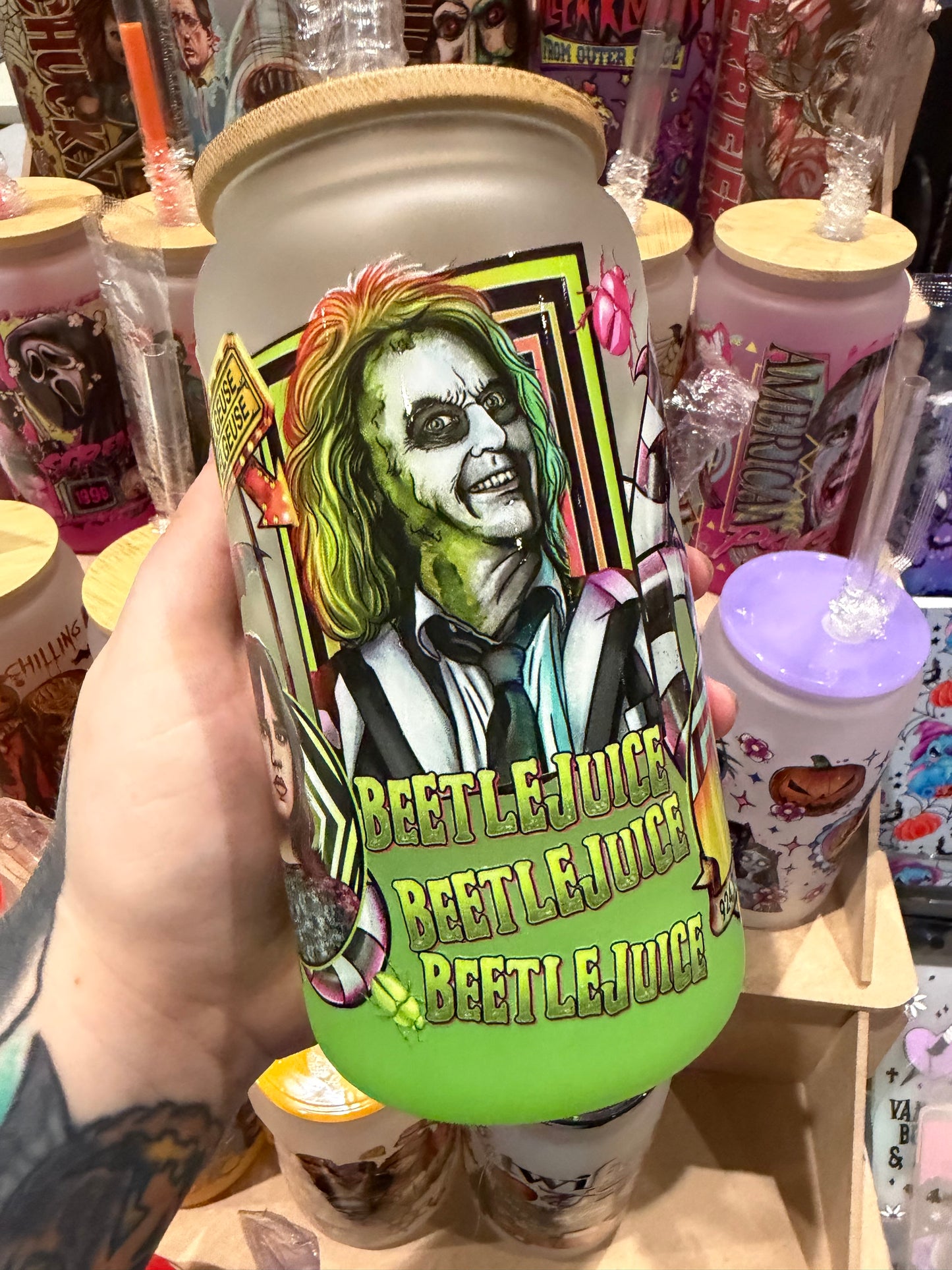 It's Showtime Glass Cup