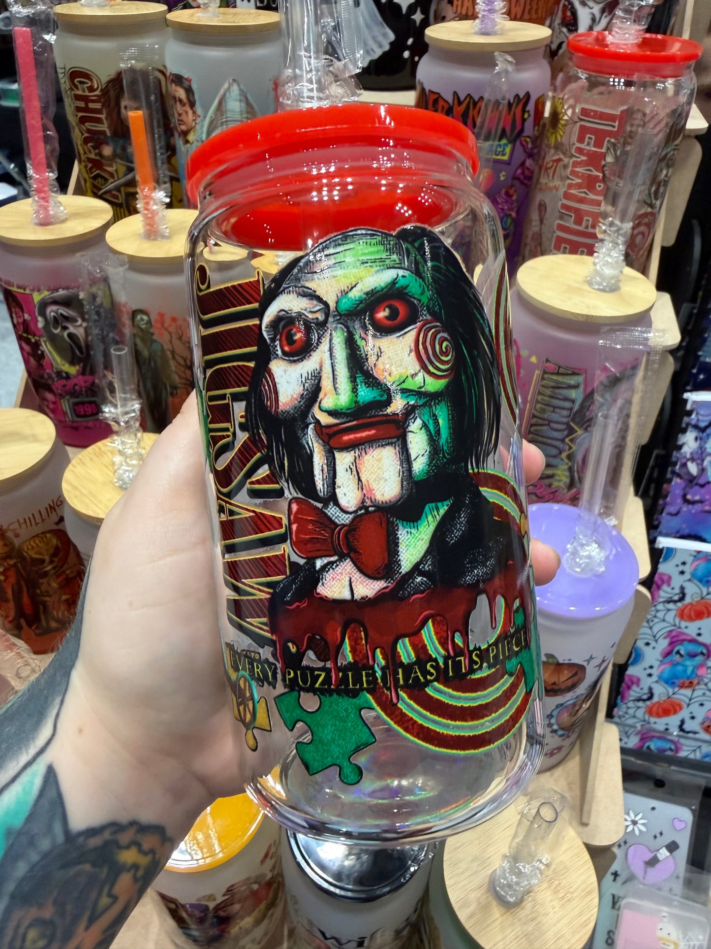 I Wanna Play A Game Glass Cup