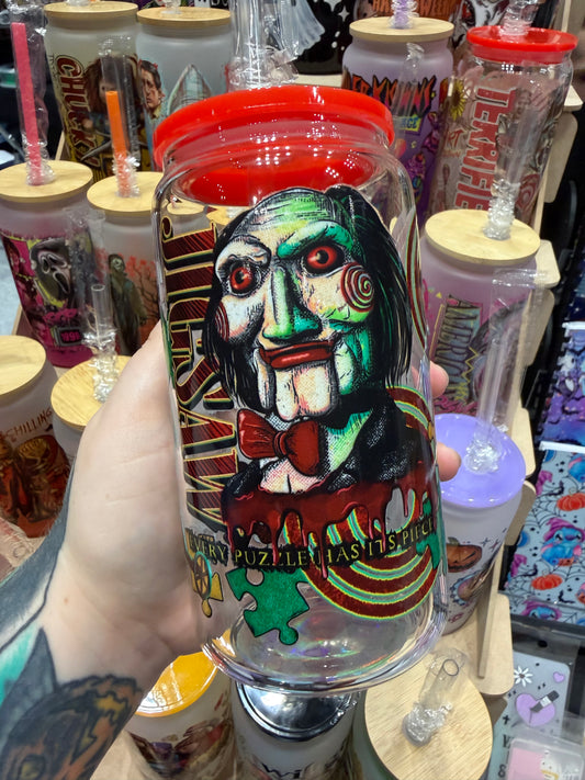 I Wanna Play A Game Glass Cup