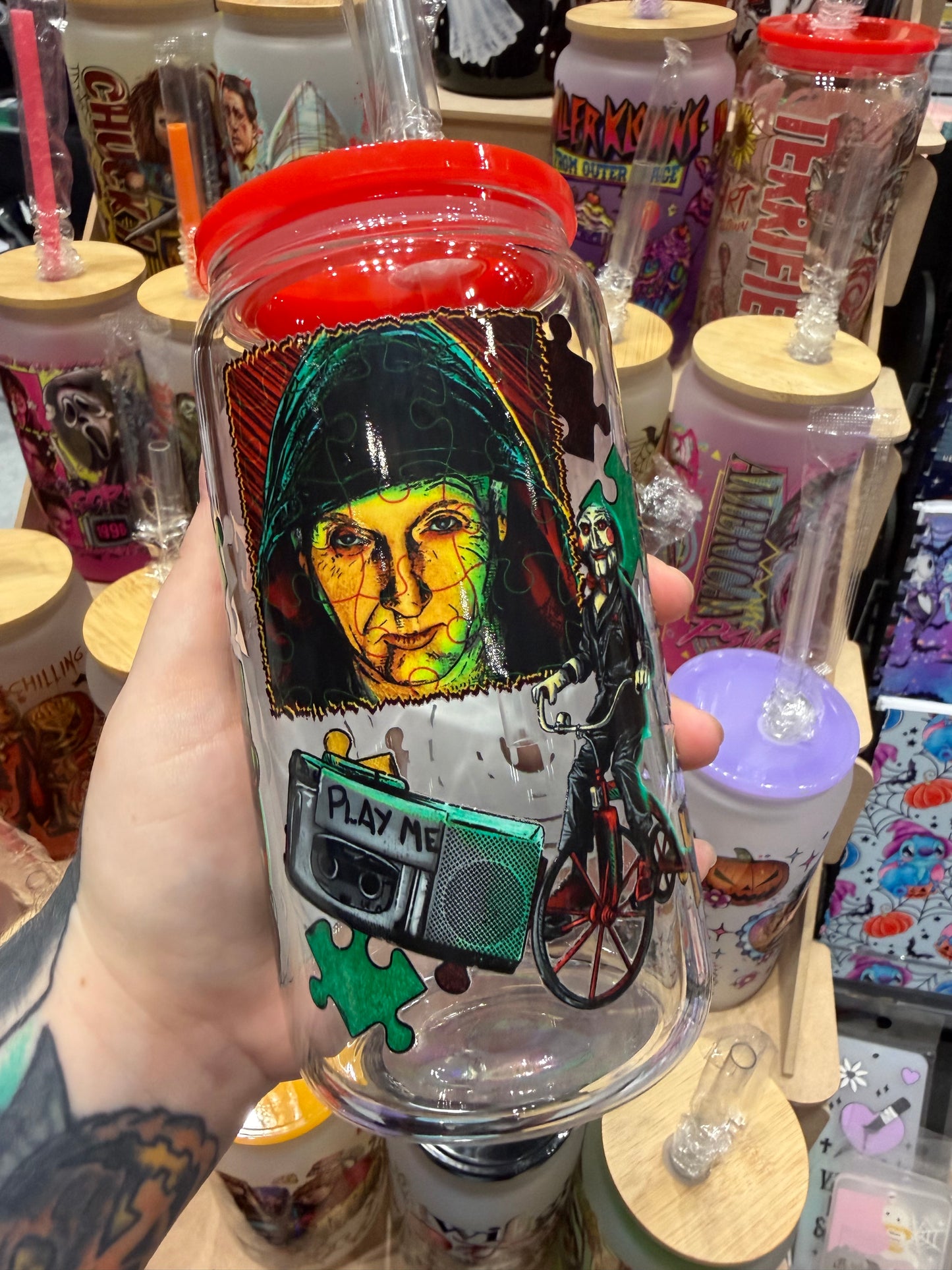 I Wanna Play A Game Glass Cup