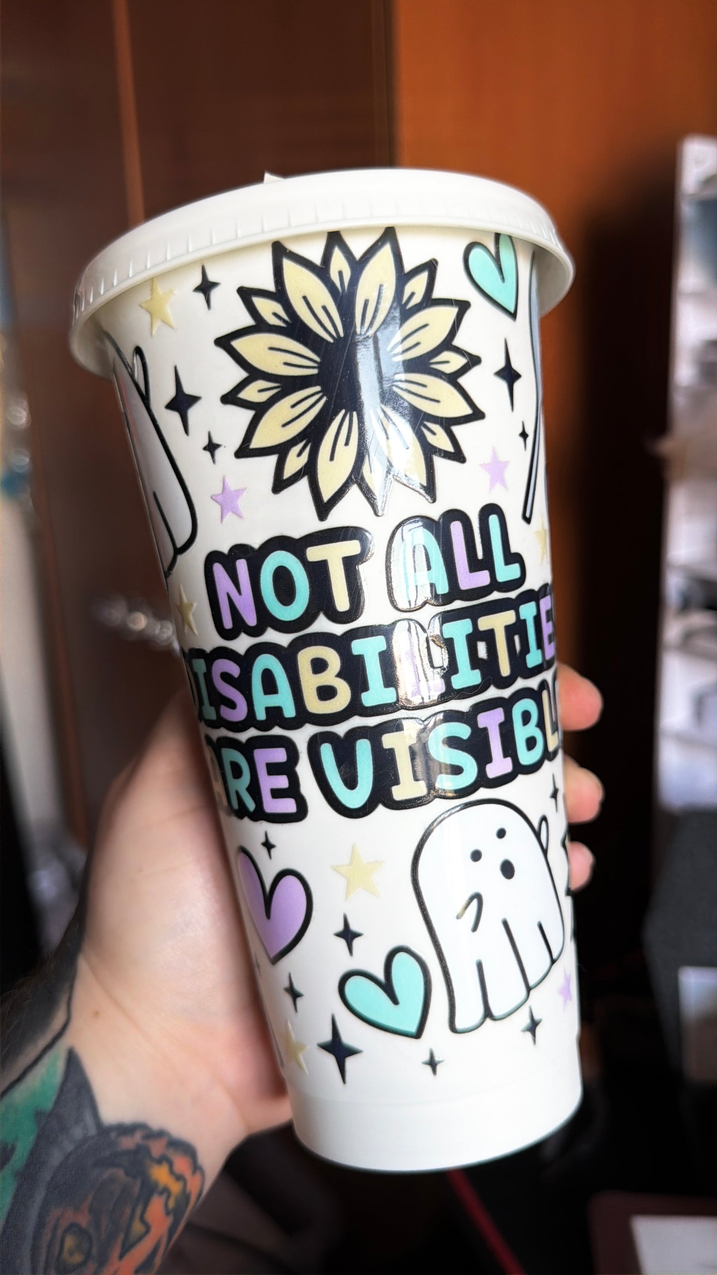 Not All Disabilities are visible Cold Cup