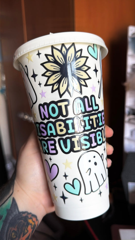 Not All Disabilities are visible Cold Cup