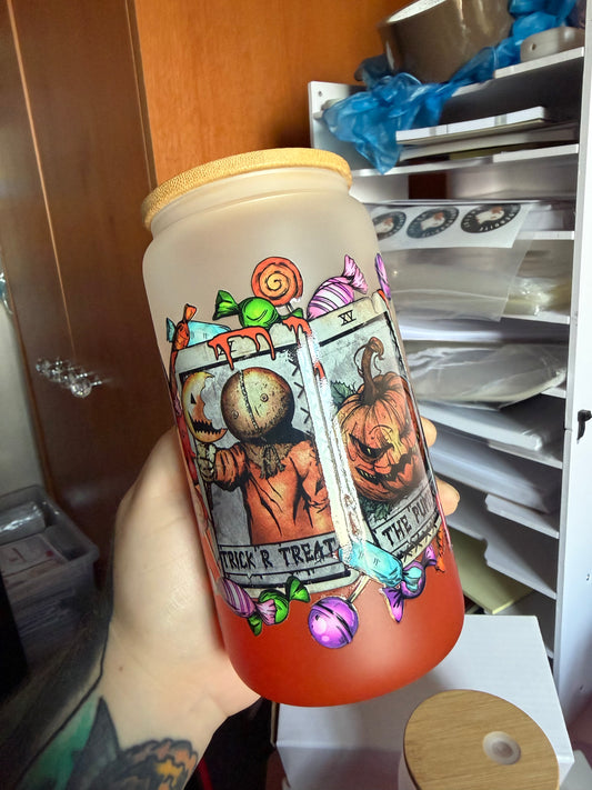 Trick r Treat Glass Cup