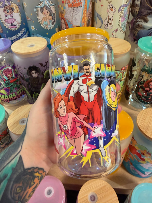 Invincible 16oz Glass Cup