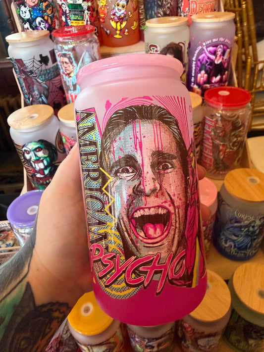 Psycho Glass Cup
