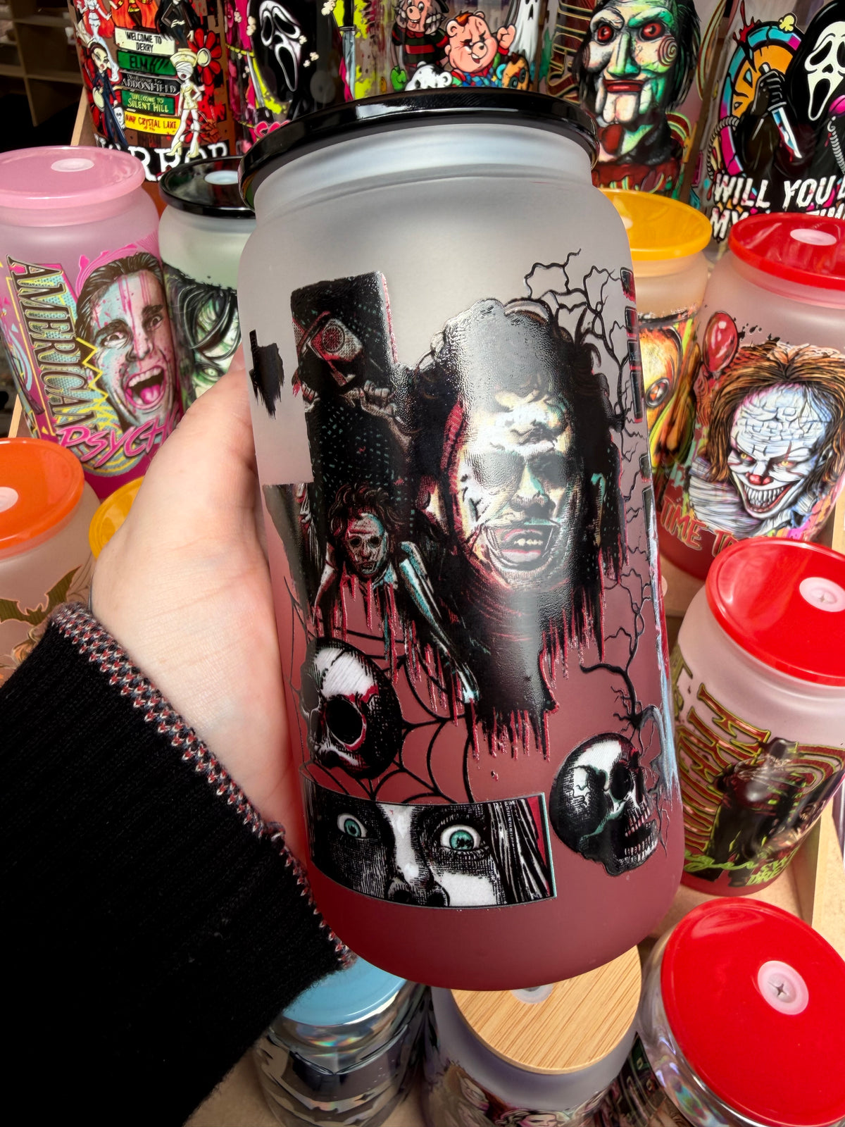 Massacre 16oz Glass Cup