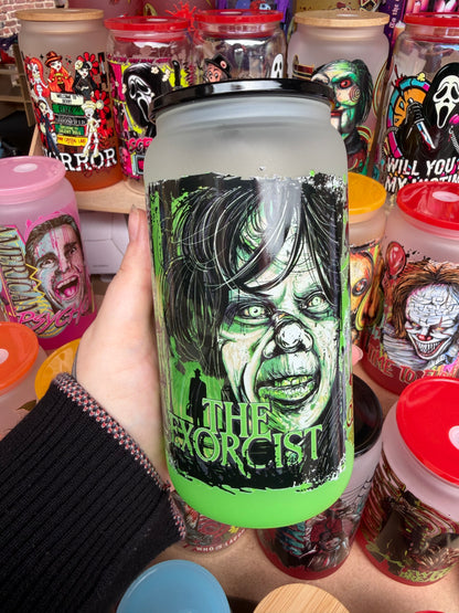 The Exorcist 16oz Glass Cup