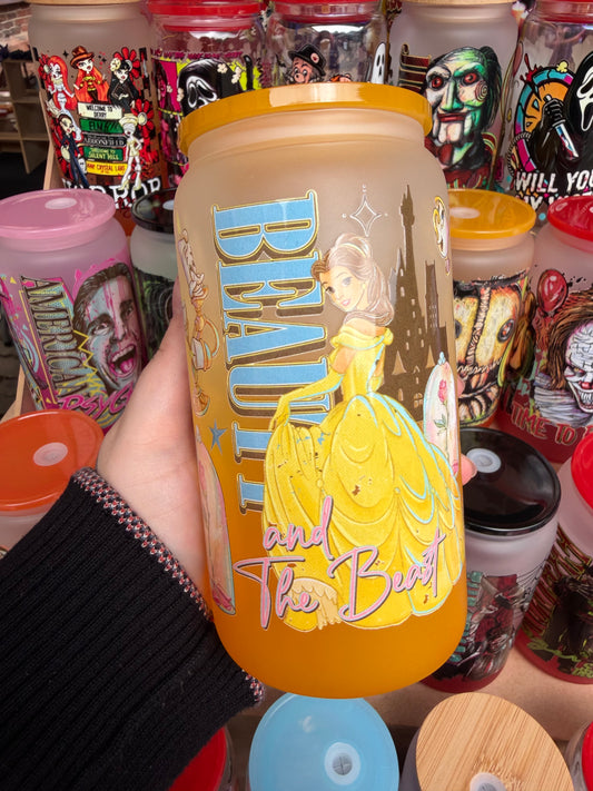 Belle & Beast Glass Cup