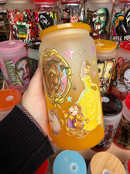 Belle & Beast Glass Cup