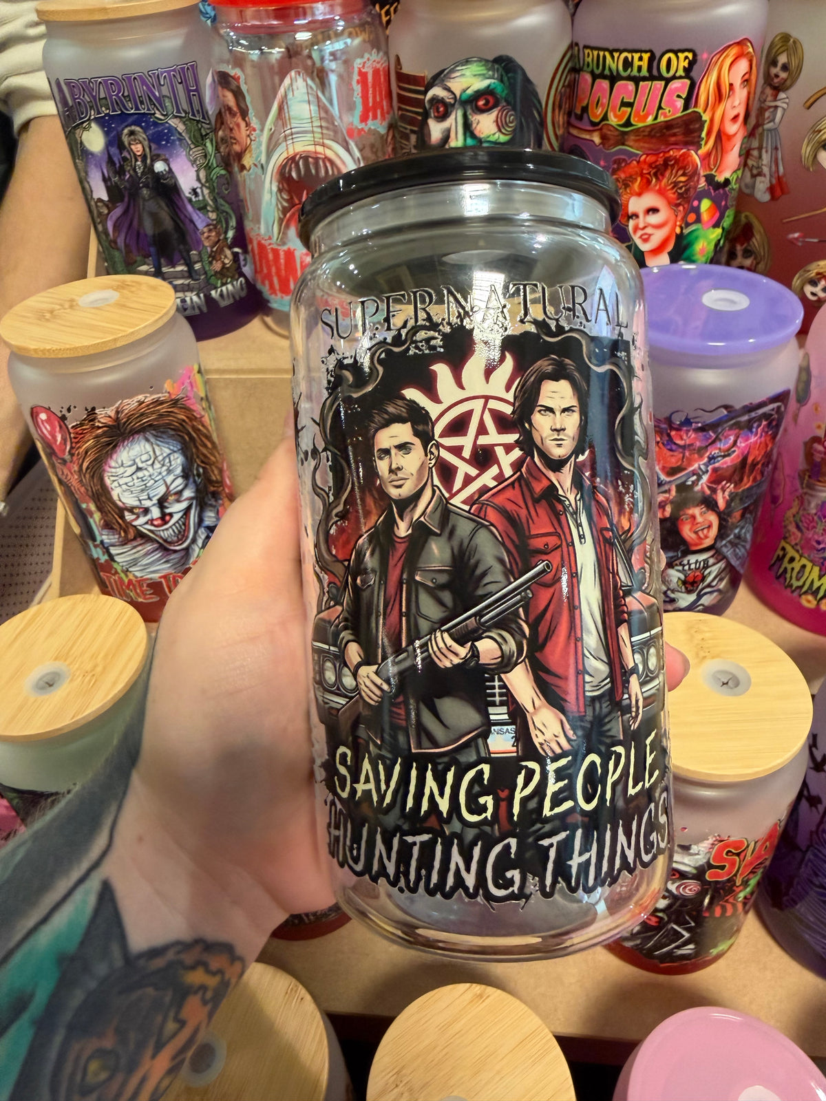 The Family Business 16oz Glass Cup
